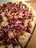 Pizza with Apple Cheddar Bacon and Radicchio